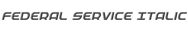 Federal Service Italic 