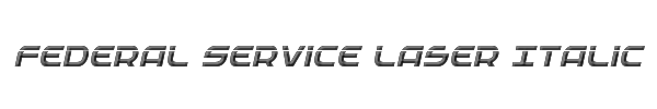 Federal Service Laser Italic 