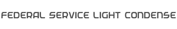 Federal Service Light Condensed 