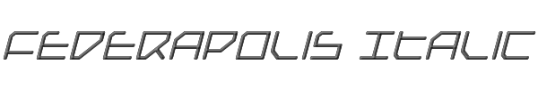 Federapolis Italic 