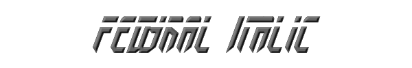 Fedyral Italic 