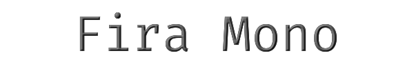Fira Mono 
