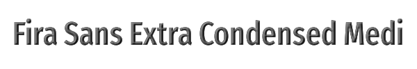 Fira Sans Extra Condensed Medium 