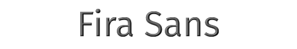 Fira Sans 