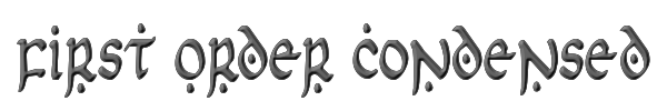 First Order Condensed 
