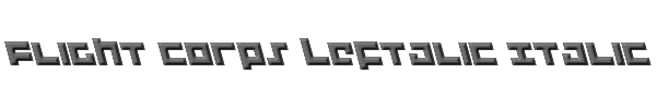 Flight Corps Leftalic Italic 