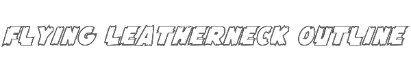 Flying Leatherneck Outline 