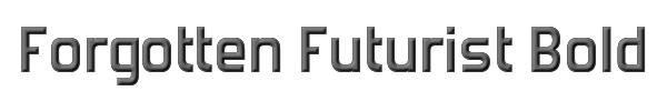 Forgotten Futurist Bold 