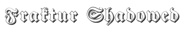 Fraktur Shadowed 