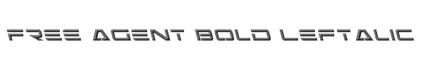 Free Agent Bold Leftalic 