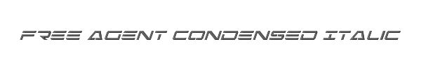 Free Agent Condensed Italic 