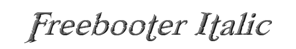 Freebooter Italic 