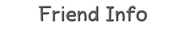 Friend Info 