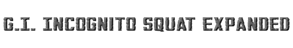 G.I. Incognito Squat Expanded 