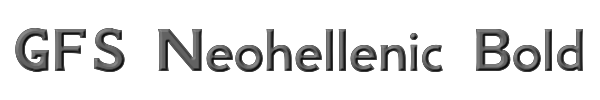 GFS Neohellenic Bold 