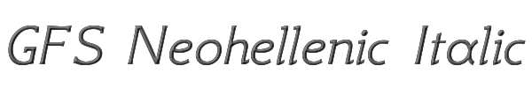 GFS Neohellenic Italic 
