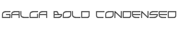 Galga Bold Condensed 
