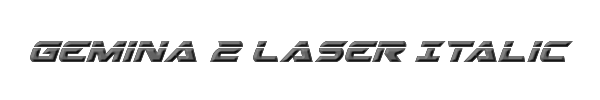 Gemina 2 Laser Italic 