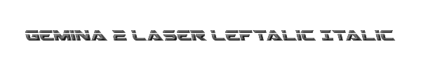 Gemina 2 Laser Leftalic Italic 