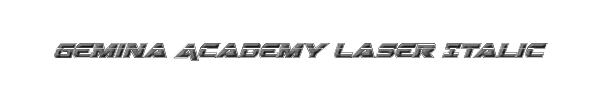 Gemina Academy Laser Italic 