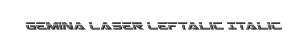 Gemina Laser Leftalic Italic 