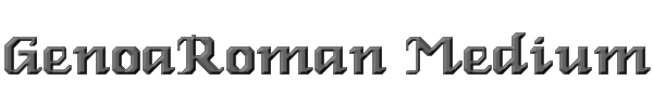 GenoaRoman Medium 