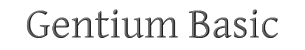 Gentium Basic 
