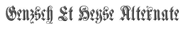 Genzsch Et Heyse Alternate 