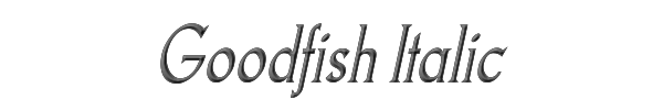 Goodfish Italic 