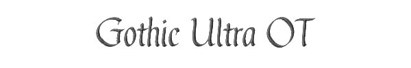 Gothic Ultra OT 