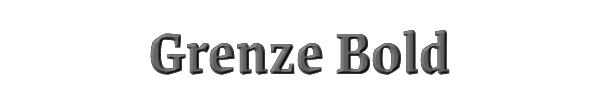 Grenze Bold 