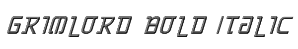 Grimlord Bold Italic 