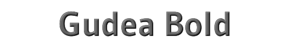 Gudea Bold 