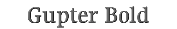 Gupter Bold 