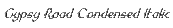 Gypsy Road Condensed Italic 
