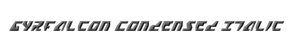 Gyrfalcon Condensed Italic 