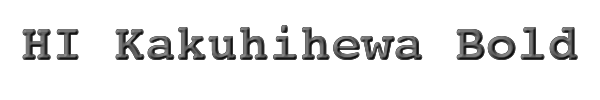 HI Kakuhihewa Bold 