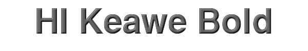HI Keawe Bold 