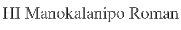 HI Manokalanipo Roman 