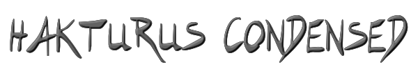 Hakturus Condensed 