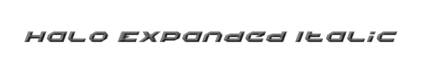 Halo Expanded Italic 