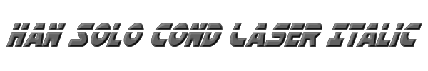 Han Solo Cond Laser Italic 