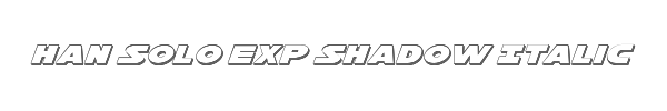 Han Solo Exp Shadow Italic 