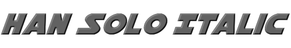 Han Solo Italic 