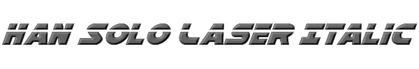 Han Solo Laser Italic 