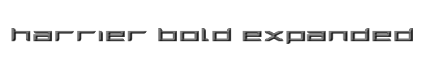 Harrier Bold Expanded 