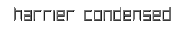 Harrier Condensed 