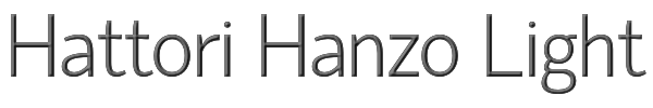 Hattori Hanzo Light 