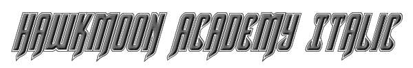 Hawkmoon Academy Italic 