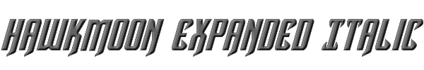Hawkmoon Expanded Italic 